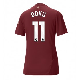 Manchester City Jeremy Doku #11 Tredje skjorte til dame 2024-25 Kortermet